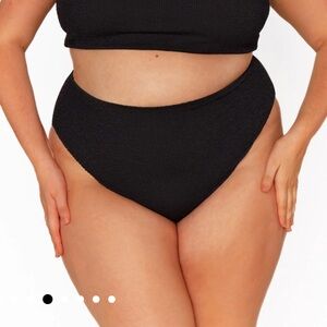 Show me your mumu sail bottom black scrunch